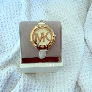 White/gold Michael Kors watch